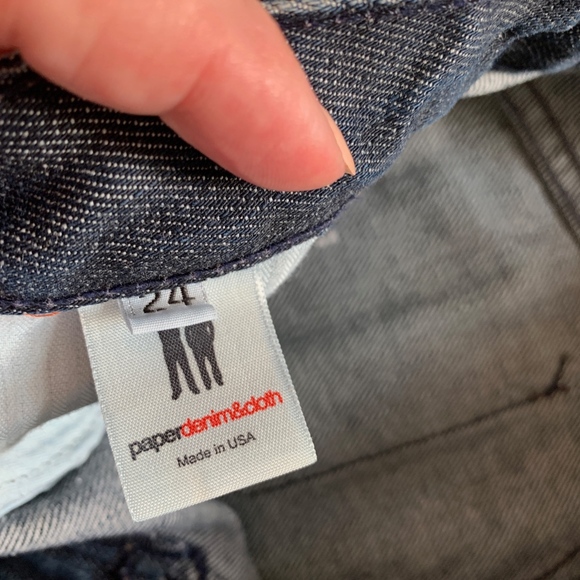 Paper Denim & Cloth Garbo Cut off Shorts M3291 - Picture 3 of 4